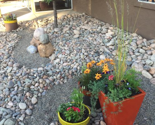 Rock Garden Built By Ground Control Landscaping - Durango Colorado
